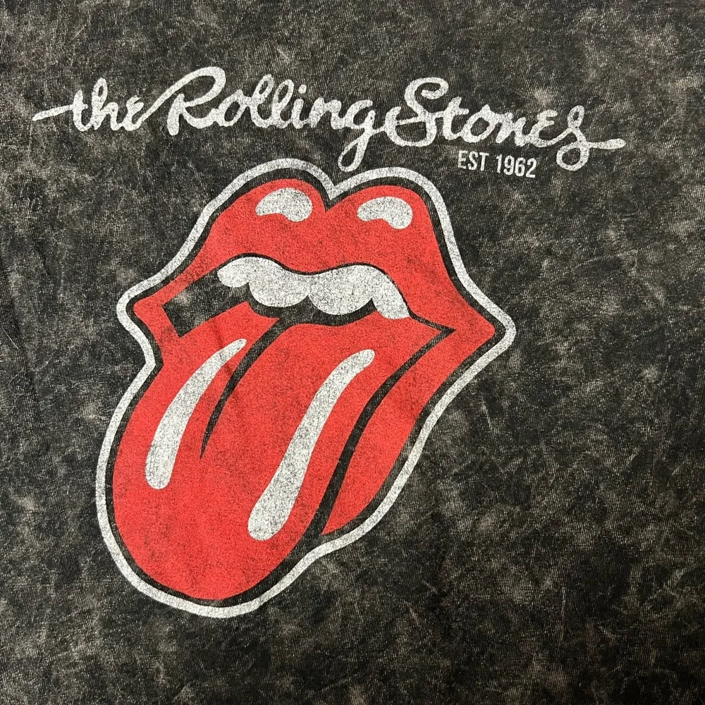Official ladies black Rolling Stones concert T-shirt. Sz XL - Picture 3 of 5